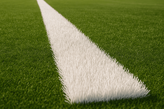 WHITE GRASS FOR LINE MARKING – 50MM (0.8M X 25M)