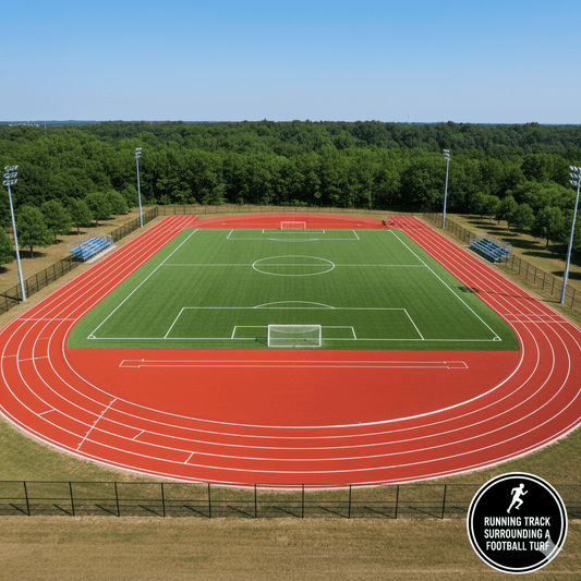 Turfwale Sports Elite SBR Running Track Flooring - All-Weather Performance