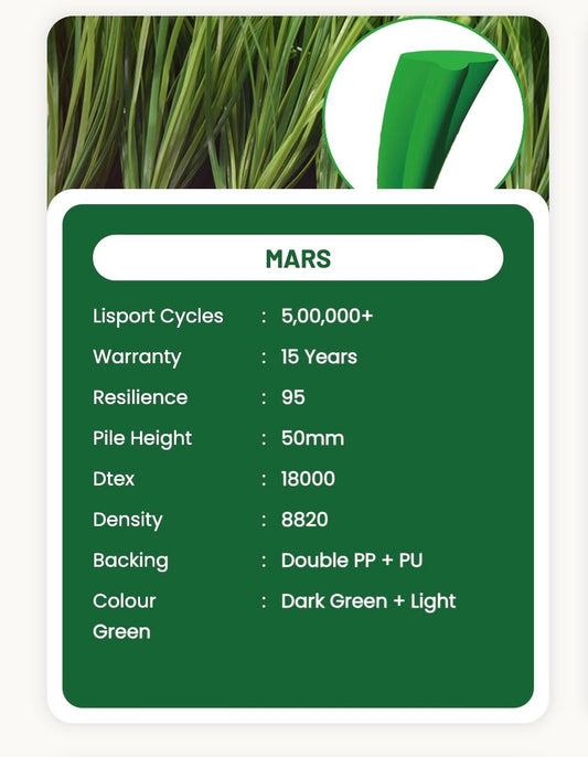 50mm Artificial Grass for Football -FIFA approved