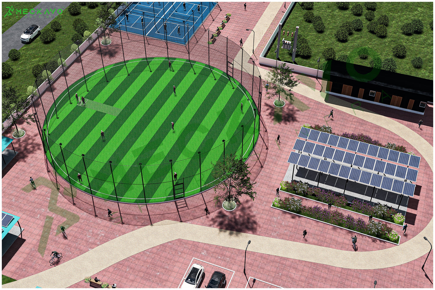 BOX CRICKET - CIRCULAR- EPIC DESIGN BY TURFWALE