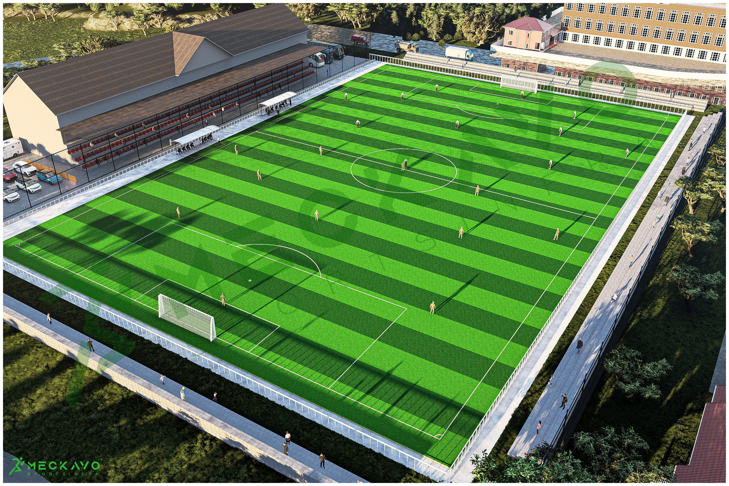 Football Turf Full Construction Cost - Variants (LHW)